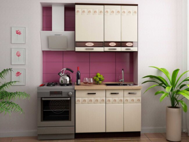 Аврора 5 кухонный гарнитур 1600 Аврора 5 кухонный гарнитур 1600