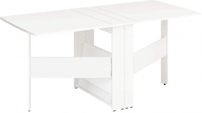 Стол книжка Колибри 12.2 Белый шпон