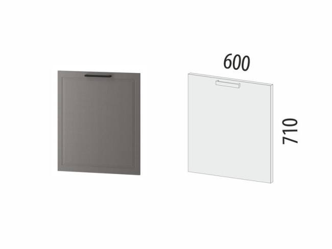 110.69 Панель для посудомоечной машины Неаполь