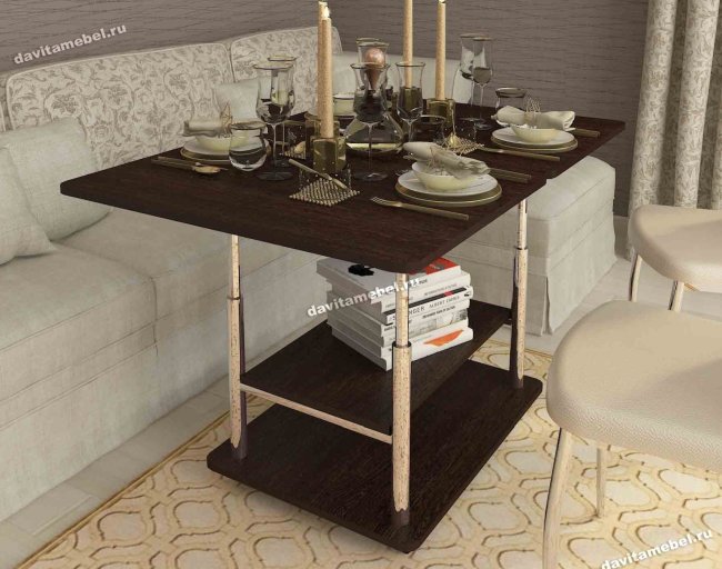 Стол журнальный Агат 22.2 Венге
