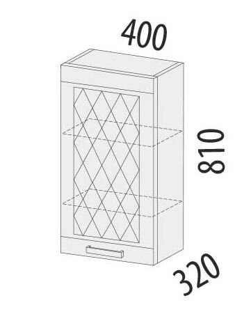 101.23 Шкаф с решеткой (лев/прав) 400 101.23 Шкаф с решеткой (лев/прав) 400