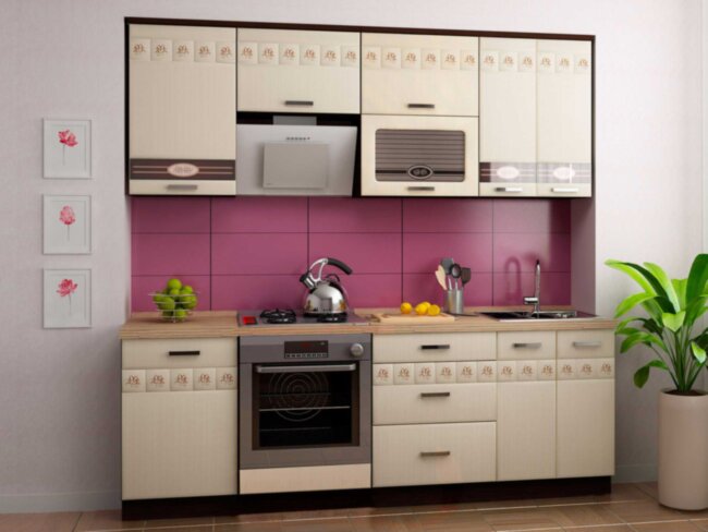 Аврора 8 кухонный гарнитур 2300 Аврора 8 кухонный гарнитур 2300