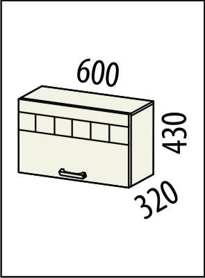 10.14 Шкаф над вытяжкой 60х32х43