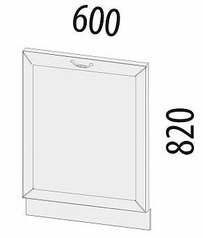 72.69 Панель для п/м машины 600, 60х82