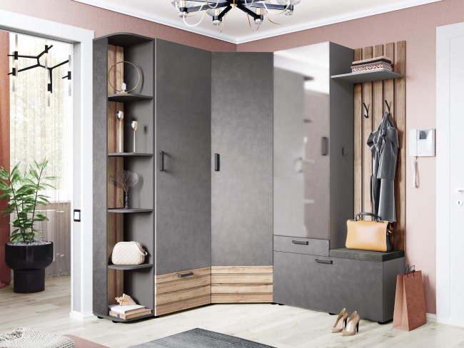 Прихожая Денвер 401 (ширина 168*177 см) Прихожая Денвер 401 (ширина 168*177 см)