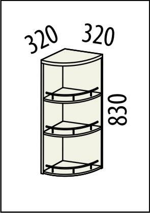 10.18 Шкаф торцевой 32х32х83