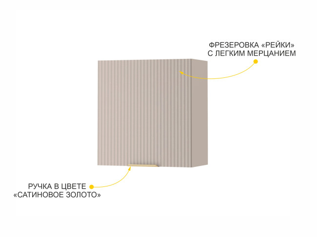 Шкаф над вытяжкой (с системой плавного закрывания) Флоренция 107.14