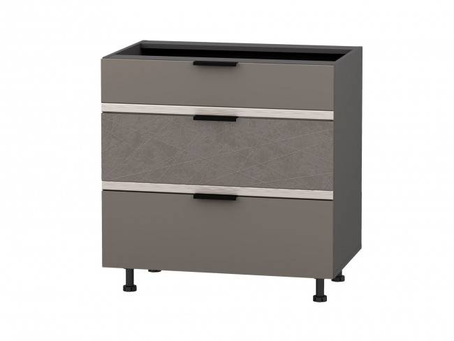 105.92 Стол 80 с ящиками (система плавного закрывания) Грэйс 105.92 Стол 80 с ящиками (система плавного закрывания) Грэйс